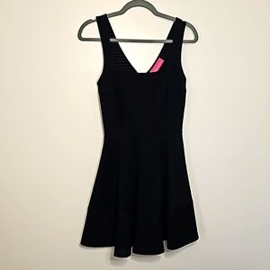 Pookie & Sebastian Black Cocktail Sleeveless Dress Xsmall